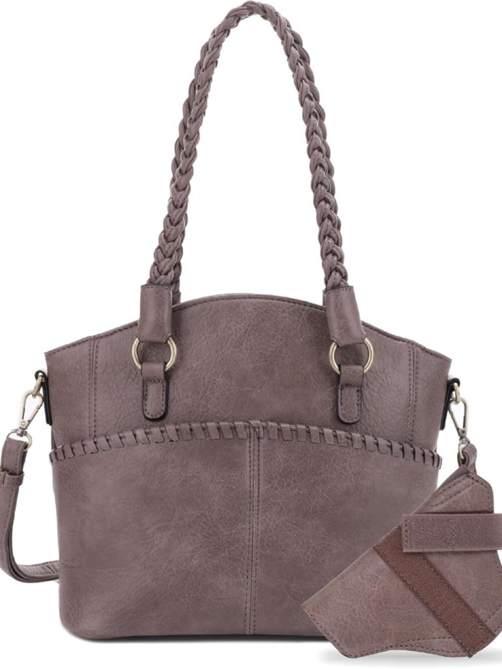 Stylish Concealed Carry Tote Bag for Women - Lock & Key Satchel Purse with